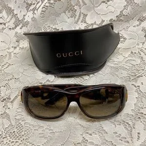 Gucci | Accessories | Gucci Italy Gg297s Browntortoise  display picture 1